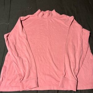 L.L. Bean Soft Pink Turtleneck Top